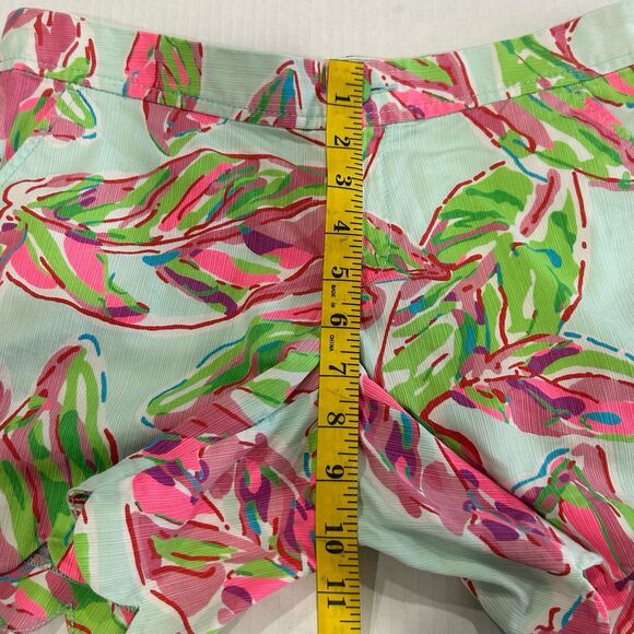 Lilly Pulitzer Shorts Women’s Size 2 Pink The Buttercup Scalloped Hem - Picture 10 of 12
